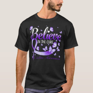 Camiseta Creer En La Cura Colitis Conciencia Mariposa