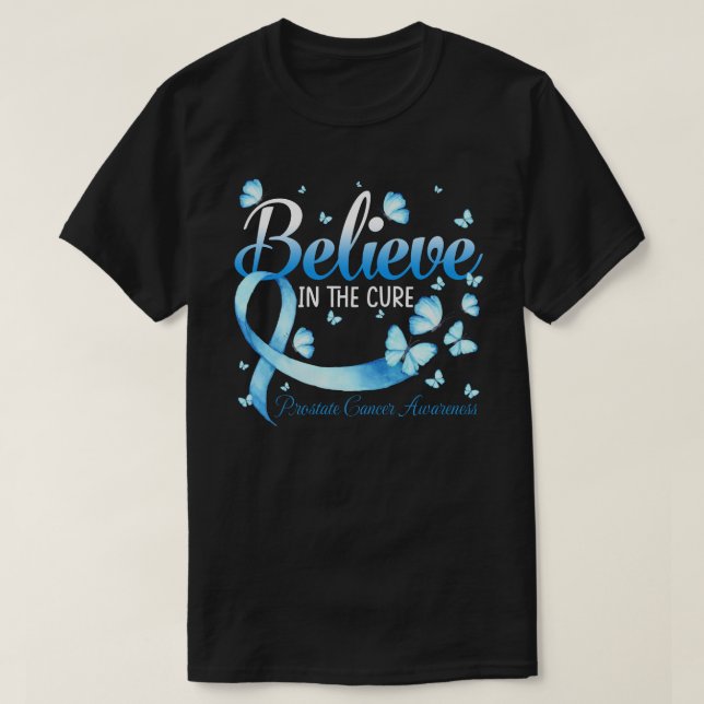 Camiseta Creer En La Cura Concienciación Sobre El Cáncer De (Diseño del anverso)