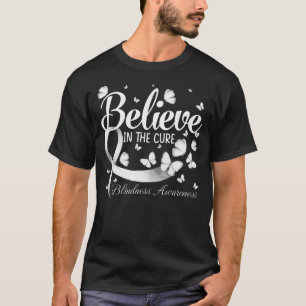 Camiseta Creer En La Cura De La Ceguera Concienciación De L
