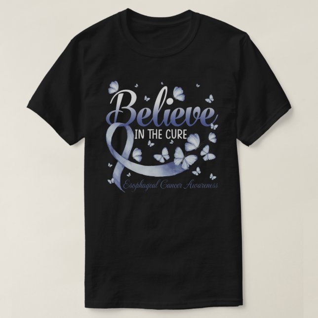 Camiseta Creer En La Cura De La Conciencia Sobre El Cáncer  (Diseño del anverso)