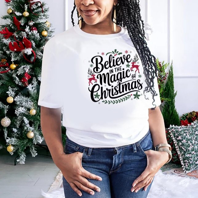 Camiseta Creer en la magia de los Navidades (Subido por el creador)