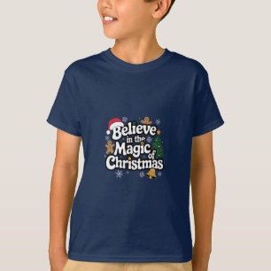Camiseta Creer en la magia de los Navidades para niños fest