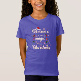 Camiseta Creer En La Magia De Los Navidades Xmas Citas Des