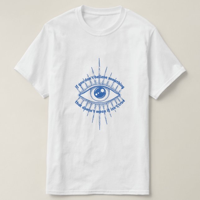 Camiseta Creer en la verdad (Diseño del anverso)