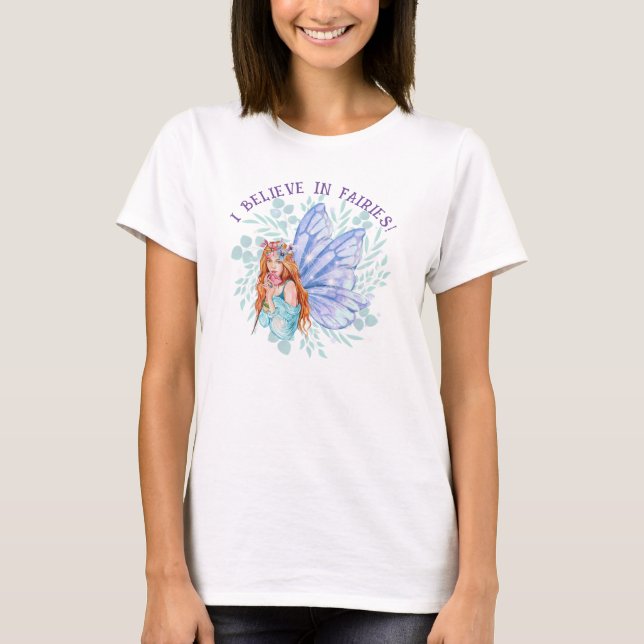 Camiseta Creer en las hadas (Anverso)