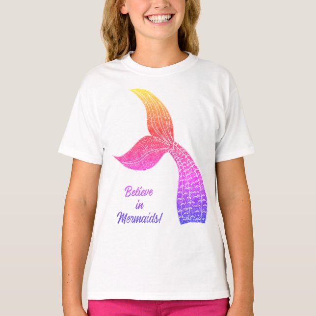 Camiseta Creer en las sirenas (Anverso)