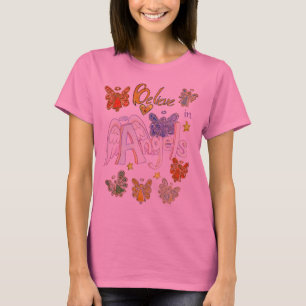Camiseta Creer en los ángeles Personalizados de arte Inspir