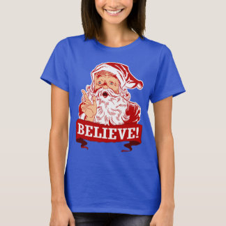 Camiseta Creer en Santa Claus