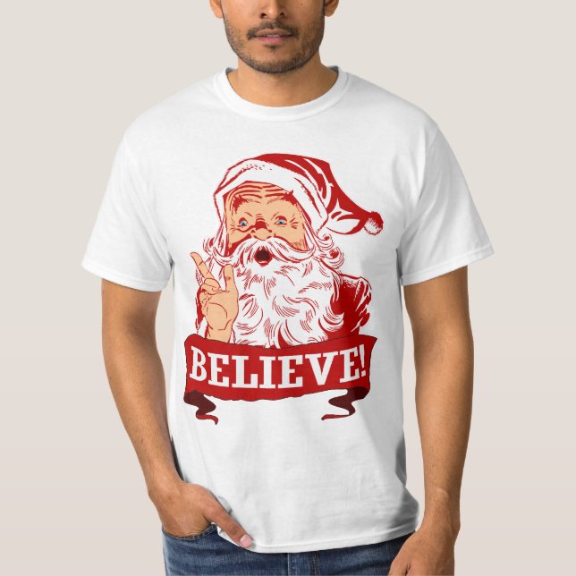 Camiseta Creer en Santa Claus (Anverso)