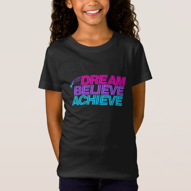Camiseta Creer en sueños lograr (Anverso)