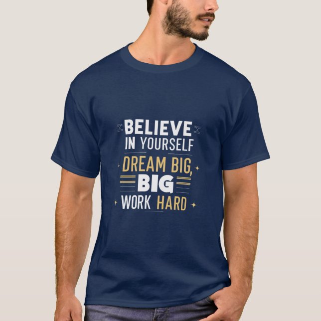 Camiseta Creer en ti mismo (Anverso)