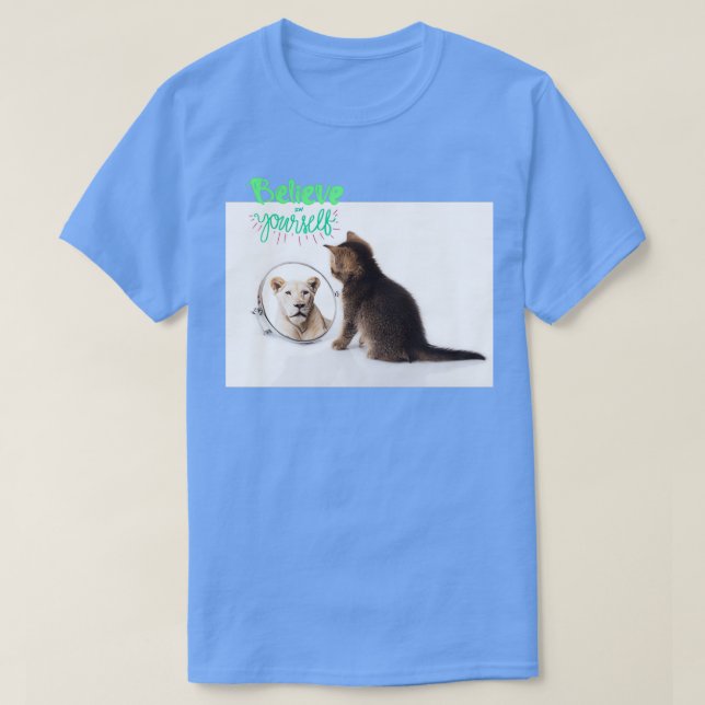 Camiseta Creer en ti mismo (Diseño del anverso)