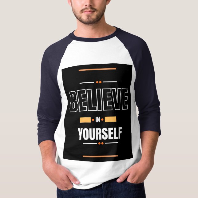 Camiseta Creer en ti mismo (Anverso)