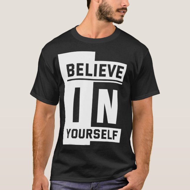 Camiseta Creer en ti mismo (Anverso)