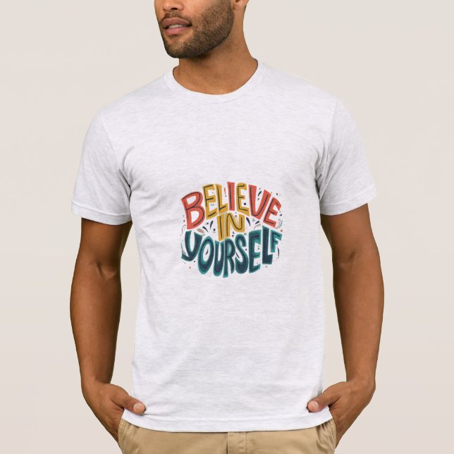 Camiseta Creer en ti mismo (Anverso)