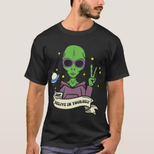 Camiseta Creer En Tu Propio Espacio Extranjero