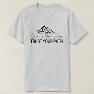 Camiseta Creer en tu viaje - Cotización motivacional