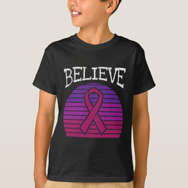 Camiseta Creer Epilepsia Sensibilización Pancreática Lupus  (Anverso)