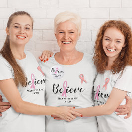 Camiseta Creer equipo personalizado de sensibilización sobr