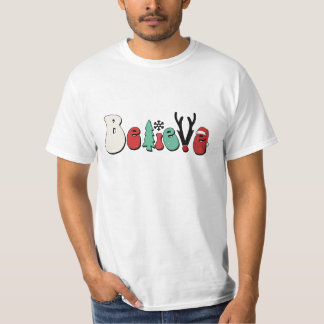 Camiseta Creer Feliz Navidad