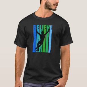 Camiseta Creer Hombre Patinaje Sobre Hielo Patinador Artíst
