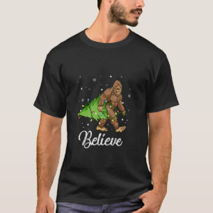 Camiseta Creer las luces del árbol de navidad de los pies g