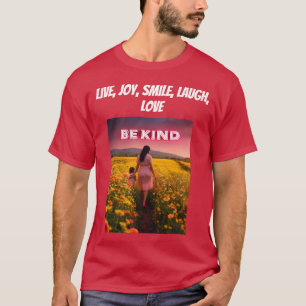 Camiseta Creer, lograr, tener éxito en vivir la vida con al