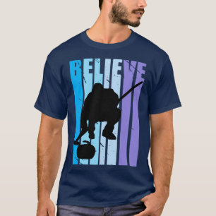 Camiseta Creer Mens Ice Curling Curl Winter Ice Sports Fa