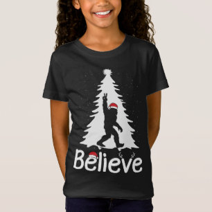 Camiseta Creer Navidades de pie de página Yetti Divertido á