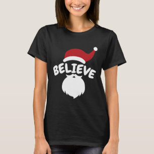 Camiseta Creer Navidades de Santa Cute