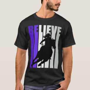 Camiseta Creer Noche Púrpura Chicas del Sur Hors occidental