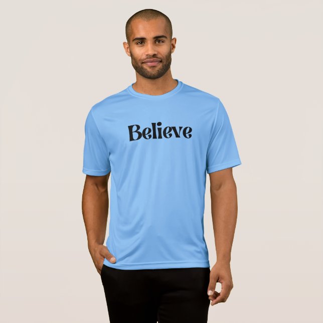 Camiseta Creer T-Shirt, competidor de Sport-Tek masculino (Anverso completo)