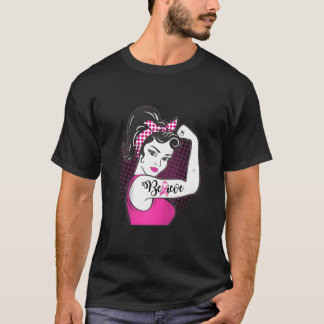 Camiseta Creer una fuerte conciencia sobre el cáncer de mam