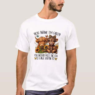 Camiseta ¿Crees que estoy harto de que te encuentres con el