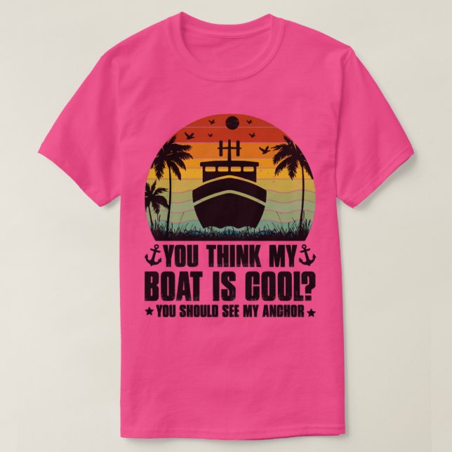 Camiseta Crees que mi barco es Guay (Diseño del anverso)