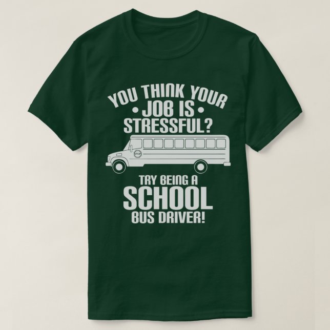 Camiseta crees que tu trabajo es estresante probar controla (Diseño del anverso)