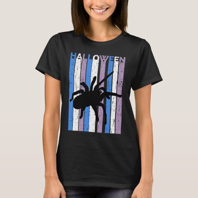 Camiseta Creey Spider Halloween Disstume a los niños Chicas (Anverso)