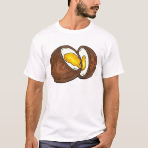 Camiseta Crema de chocolate huevo de huevo de crema de choc
