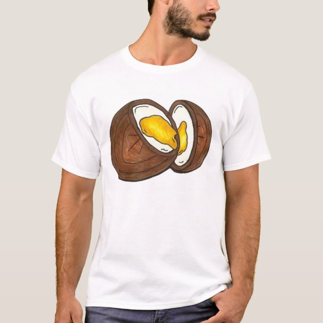 Camiseta Crema de chocolate huevo de huevo de crema de choc (Anverso)