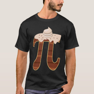 Camiseta Crema de chocolate Pi Day Pie Math Foodie Pun Nerd