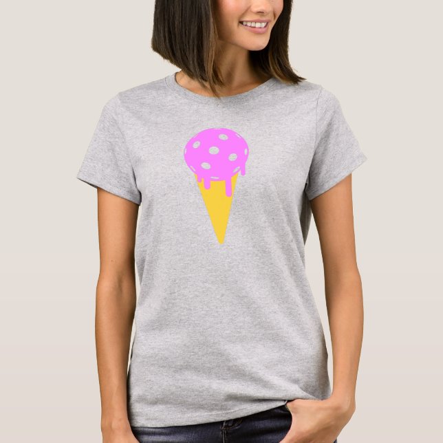 Camiseta Crema de helado de verano de pickleBall (Anverso)