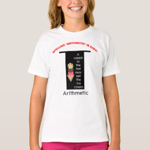 Camiseta Crema de hielo aritmético espeleante de Gorra mági