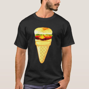Camiseta Crema De Hielo De Burger Comida Rápida Y Colección