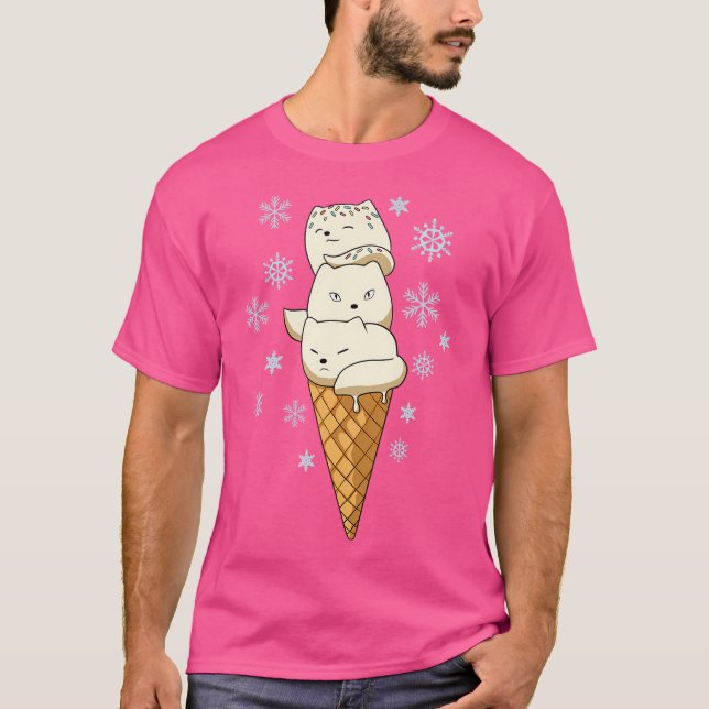 Camiseta Crema de hielo de Fox Ártica (Anverso)