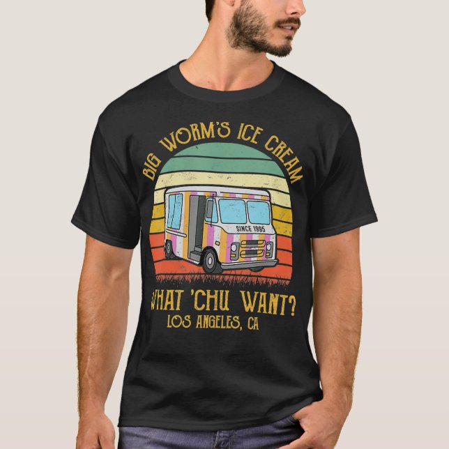 Camiseta Crema de hielo de grandes Wormes lo que Chu quiere (Anverso)