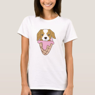 Camiseta Crema De Hielo De Perro De Cocker Spaniel Waffle C