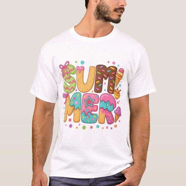 Camiseta Crema de hielo de verano para perritos PNG - Guiso (Anverso)