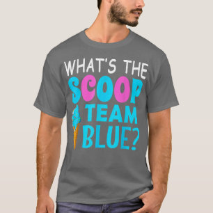 Camiseta Crema de hielo género revelar equipo de coincidenc
