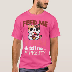 Camiseta Crema de hielo napolitana Mujeres de chocolate de
