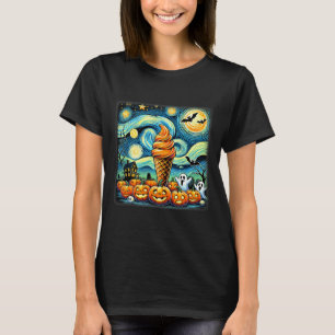 Camiseta Crema de hielo nocturno Cone Halloween